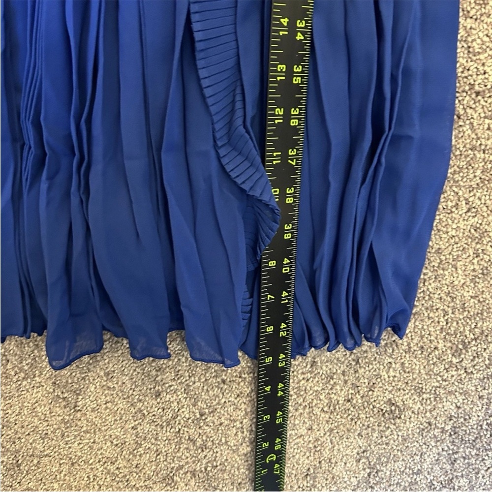 Lulu's Blue Ruffle Midi Dress - Picture 13 of 16